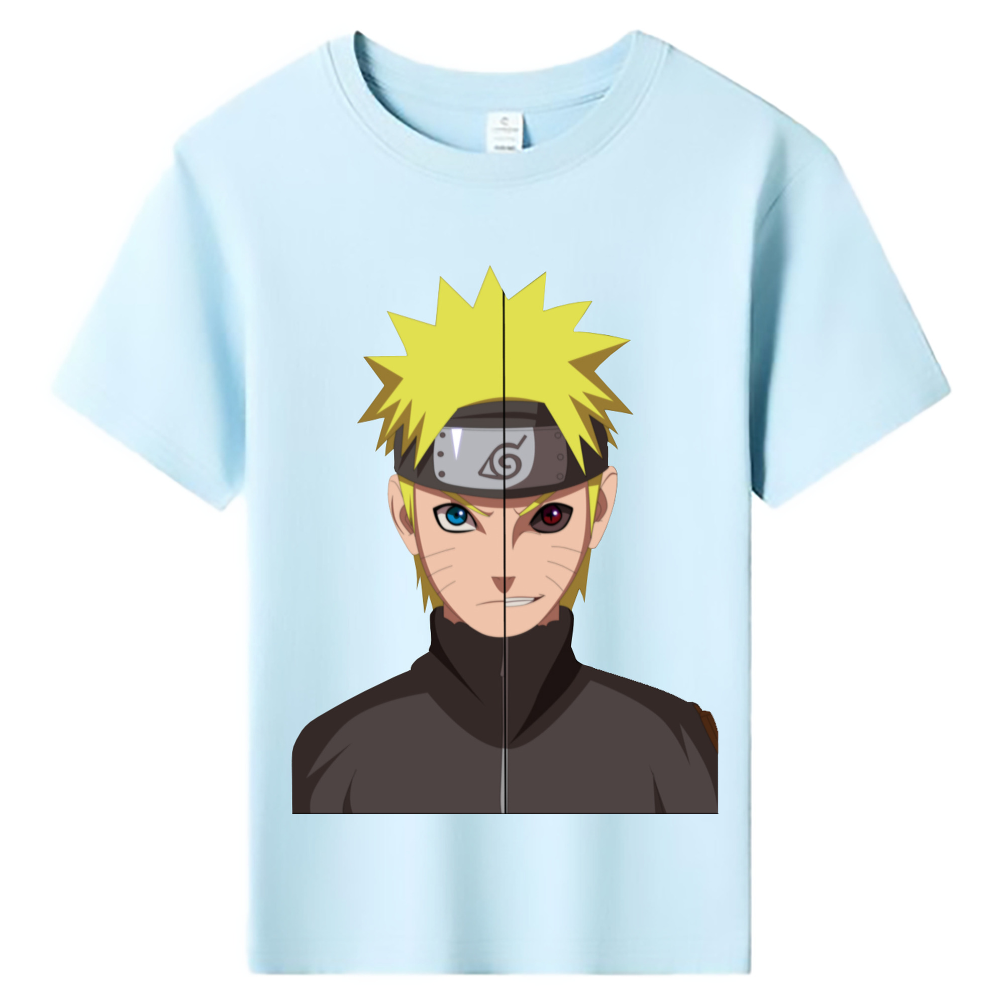 （画像用） NARUTO -ナルト- うずまき ナルト Uzumaki Naruto 綿100％キッズTシャツ（フロントプリント）